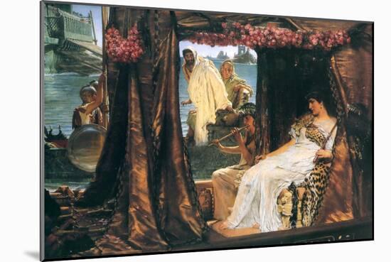 Antony and Cleopatra-Sir Lawrence Alma-Tadema-Mounted Art Print