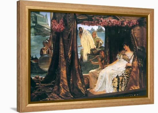 Antony and Cleopatra-Sir Lawrence Alma-Tadema-Framed Stretched Canvas