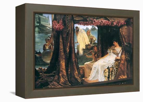 Antony and Cleopatra-Sir Lawrence Alma-Tadema-Framed Stretched Canvas