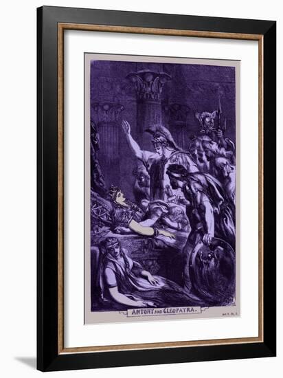 Antony and Cleopatra-John Gilbert-Framed Giclee Print