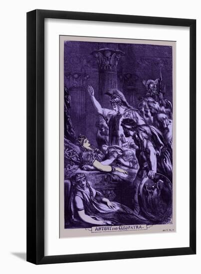 Antony and Cleopatra-John Gilbert-Framed Giclee Print