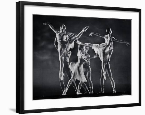 Antony Blum and Kay Mazzo in New York City Ballet Production of Dances at a Gathering-Gjon Mili-Framed Premium Photographic Print