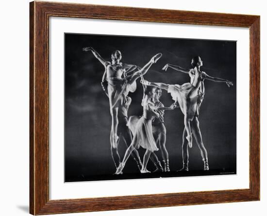 Antony Blum and Kay Mazzo in New York City Ballet Production of Dances at a Gathering-Gjon Mili-Framed Premium Photographic Print