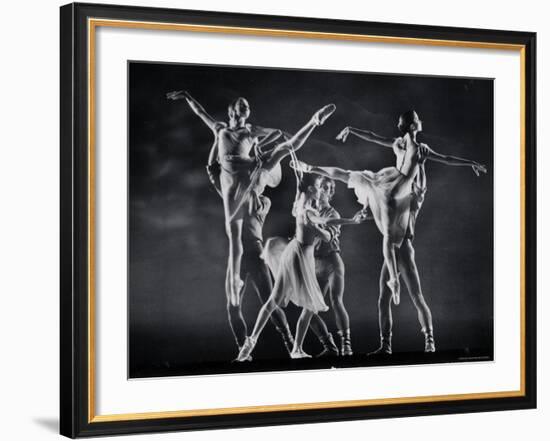 Antony Blum and Kay Mazzo in New York City Ballet Production of Dances at a Gathering-Gjon Mili-Framed Premium Photographic Print