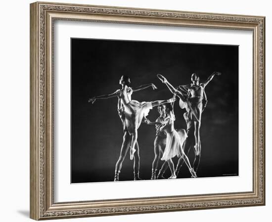 Antony Blum and Kay Mazzo in New York City Ballet Production of Dances at a Gathering-Gjon Mili-Framed Premium Photographic Print