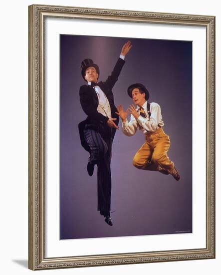 Antony Tudor and Eugene Loring in American Ballet Theater Production of The Great American Goof-Gjon Mili-Framed Premium Photographic Print