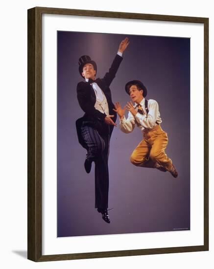 Antony Tudor and Eugene Loring in American Ballet Theater Production of The Great American Goof-Gjon Mili-Framed Premium Photographic Print