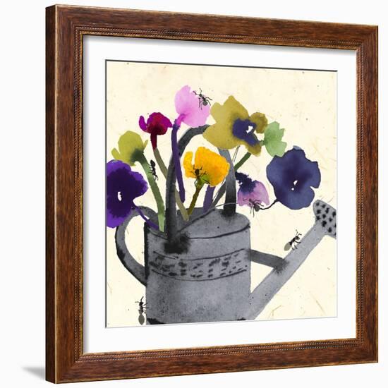 Ants in Your Plants (Watercolour)-Jenny Frean-Framed Giclee Print
