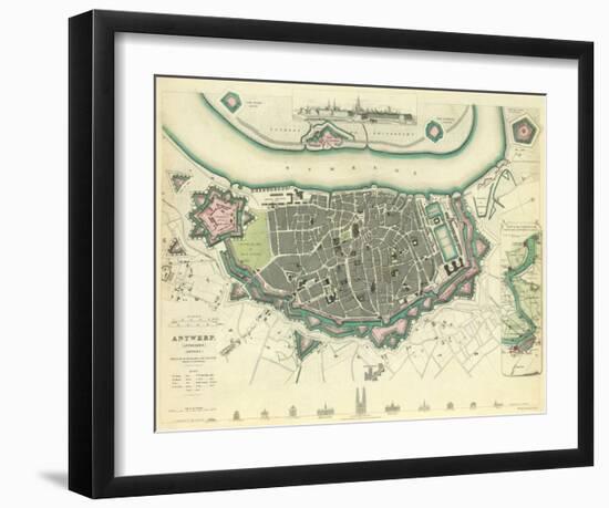 Antwerp, Belgium, c.1832-null-Framed Art Print