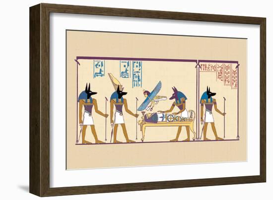 Anubis-J. Gardner Wilkinson-Framed Art Print