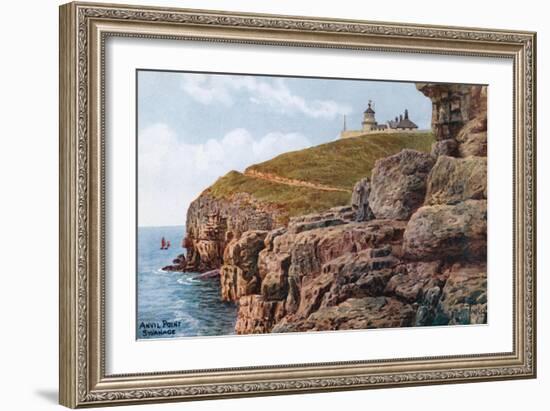 Anvil Point, Swanage-Alfred Robert Quinton-Framed Giclee Print