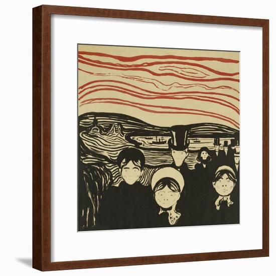 Anxiety (Angstgefühl). 1896-null-Framed Giclee Print