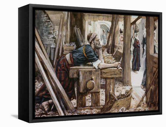 Anxiety of Joseph-James Tissot-Framed Premier Image Canvas