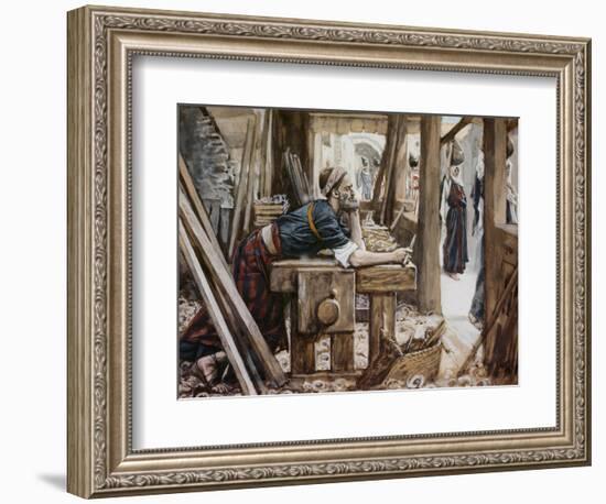 Anxiety of Joseph-James Tissot-Framed Giclee Print