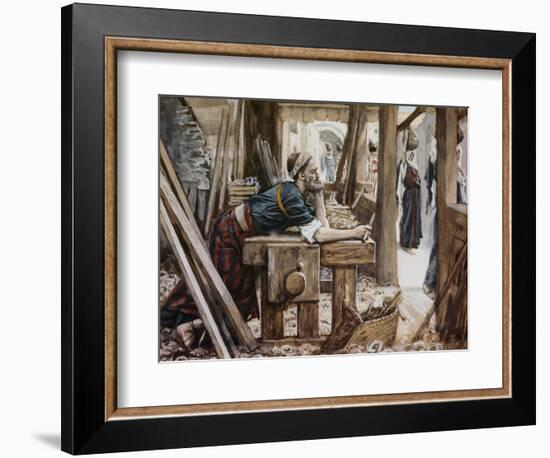 Anxiety of Joseph-James Tissot-Framed Giclee Print