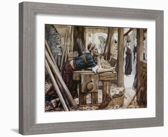 Anxiety of Joseph-James Tissot-Framed Giclee Print