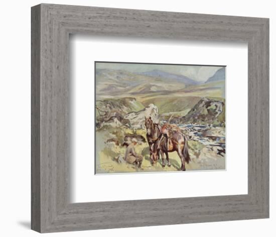 Any Chance of a Second Shot?-Lionel Edwards-Framed Premium Giclee Print
