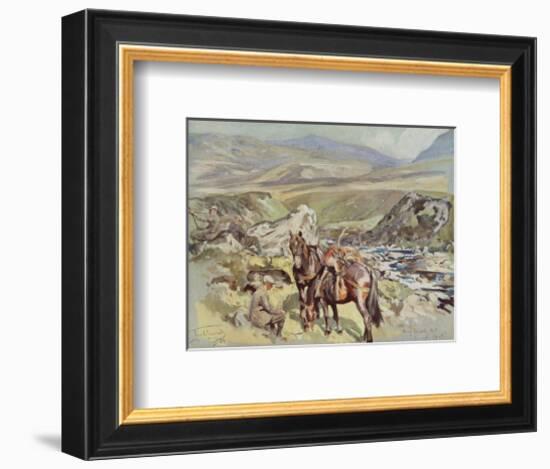 Any Chance of a Second Shot?-Lionel Edwards-Framed Premium Giclee Print