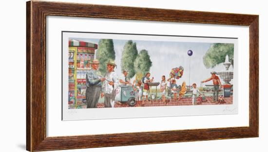 Any Sunday in Chapultapec Park-Vic Herman-Framed Limited Edition