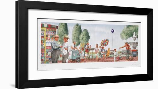 Any Sunday in Chapultapec Park-Vic Herman-Framed Limited Edition