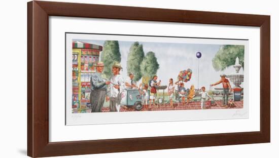 Any Sunday in Chapultapec Park-Vic Herman-Framed Limited Edition