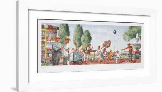 Any Sunday in Chapultapec Park-Vic Herman-Framed Limited Edition