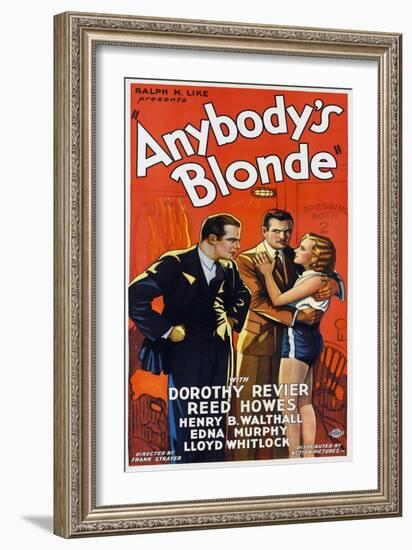 Anybody's Blonde-null-Framed Art Print