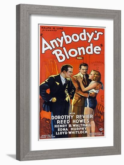 Anybody's Blonde-null-Framed Art Print