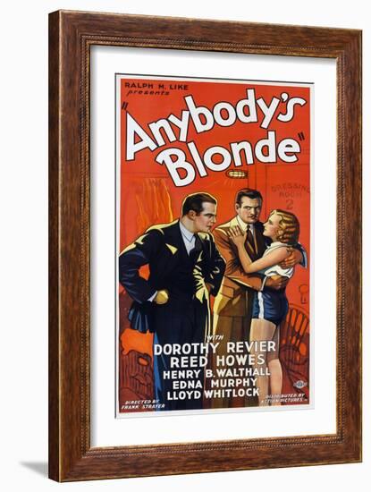 Anybody's Blonde-null-Framed Art Print