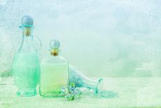 Bath Oil and Salt on a Textured Background-Anyka-Photographic Print