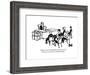 "Anyone who isn't specifically named in the will still receives one of the?" - New Yorker Cartoon-Drew Dernavich-Framed Premium Giclee Print