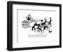 "Anyone who isn't specifically named in the will still receives one of the?" - New Yorker Cartoon-Drew Dernavich-Framed Premium Giclee Print