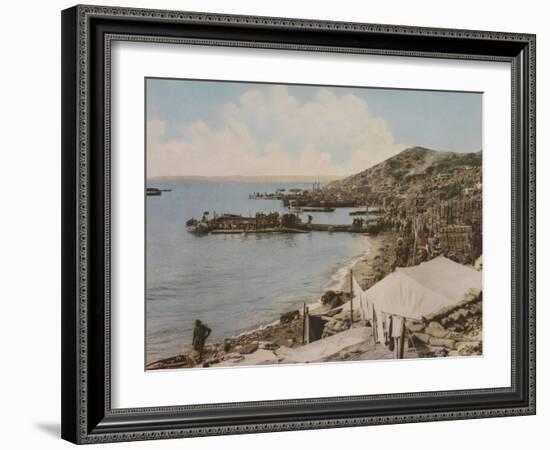 Anzac Cove, Gallipoli, Turkey, 1915-null-Framed Giclee Print