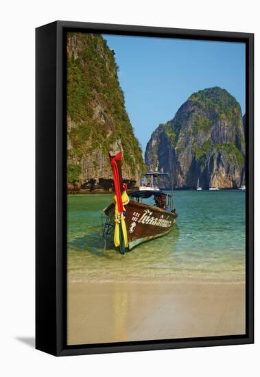 Ao Maya Bay, Ko Phi Phi Le Island, Krabi Province, Thailand, Southeast Asia, Asia-null-Framed Premier Image Canvas