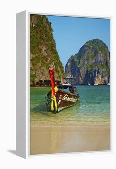 Ao Maya Bay, Ko Phi Phi Le Island, Krabi Province, Thailand, Southeast Asia, Asia-null-Framed Premier Image Canvas