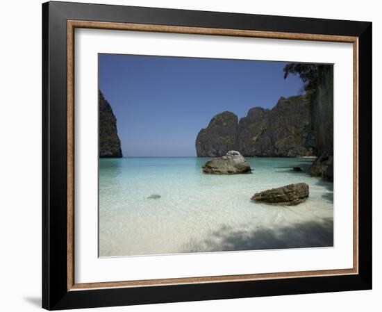 Ao Maya, Ko Phi Phi Leh, Thailand, Southeast Asia-Joern Simensen-Framed Photographic Print