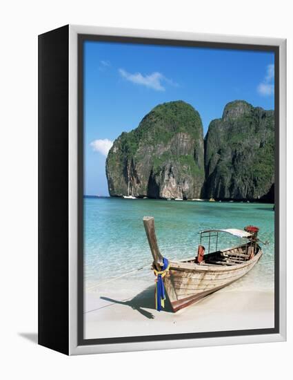 Ao Maya, Phi Phi Le, Ko Phi Phi, Krabi Province, Thailand, Southeast Asia-Bruno Morandi-Framed Premier Image Canvas