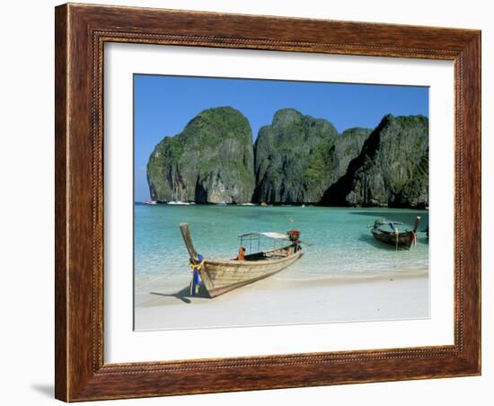 Ao Maya, Phi Phi Le, Ko Phi Phi, Krabi Province, Thailand, Southeast Asia-Bruno Morandi-Framed Photographic Print