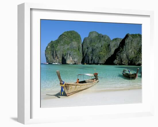 Ao Maya, Phi Phi Le, Ko Phi Phi, Krabi Province, Thailand, Southeast Asia-Bruno Morandi-Framed Photographic Print