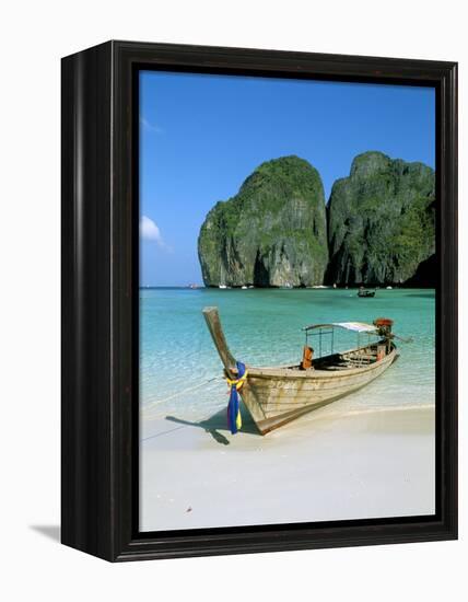 Ao Maya, Phi Phi Le, Ko Phi Phi, Krabi Province, Thailand, Southeast Asia-Bruno Morandi-Framed Premier Image Canvas