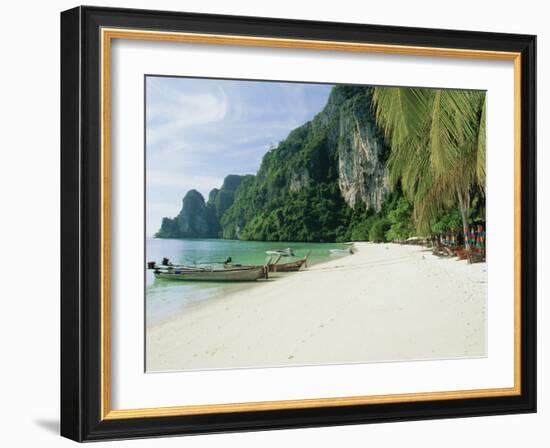 Ao Ton Sai Bay, Phi-Phi Don Island, Krabi Province, Thailand, Asia-Gavin Hellier-Framed Photographic Print