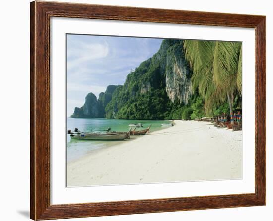 Ao Ton Sai Bay, Phi-Phi Don Island, Krabi Province, Thailand, Asia-Gavin Hellier-Framed Photographic Print