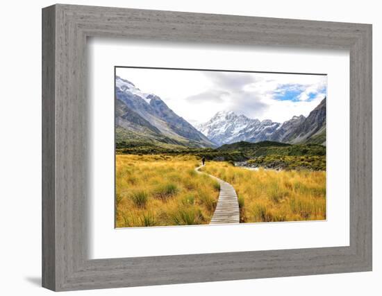 Aoraki Mount Cook National Park-Phattana-Framed Photographic Print