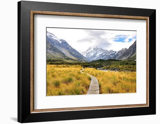 Aoraki Mount Cook National Park-Phattana-Framed Photographic Print