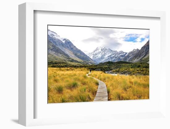 Aoraki Mount Cook National Park-Phattana-Framed Photographic Print