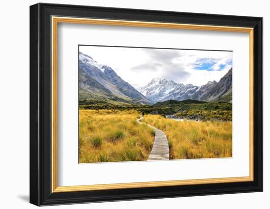 Aoraki Mount Cook National Park-Phattana-Framed Photographic Print