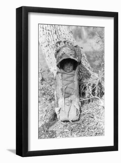 Apache Baby-Edward S^ Curtis-Framed Giclee Print