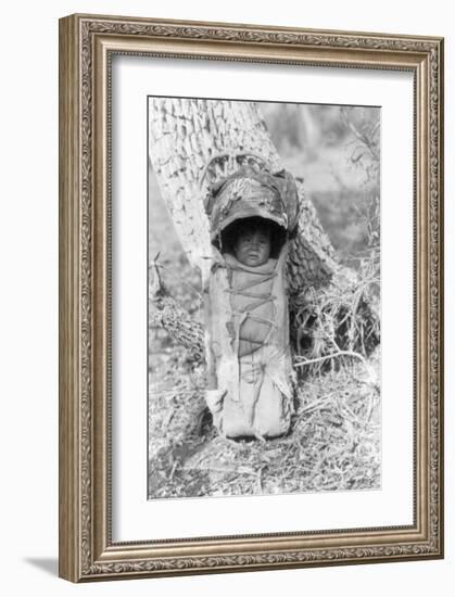 Apache Baby-Edward S^ Curtis-Framed Giclee Print