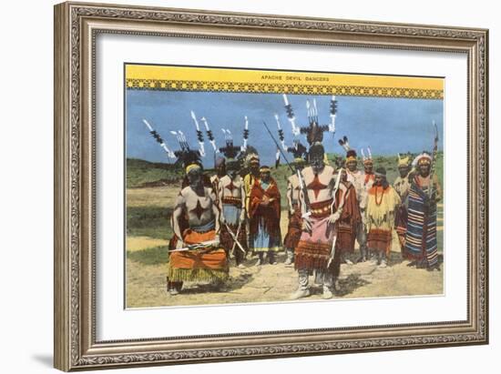 Apache Devil Dancers-null-Framed Art Print