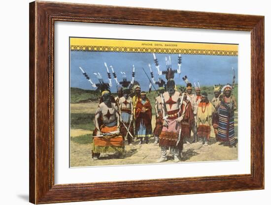 Apache Devil Dancers-null-Framed Art Print